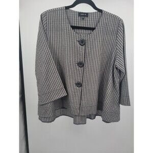 Jason Lagenlook Top Sz L Artsy Relaxed Fit Office Work Teacher Casual Event